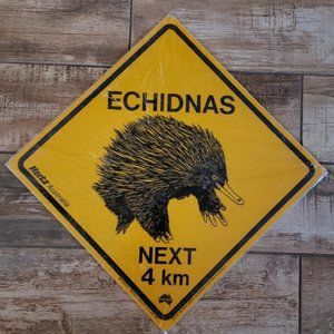 HERTZ Australia square plastic orange traffic sign - sealed